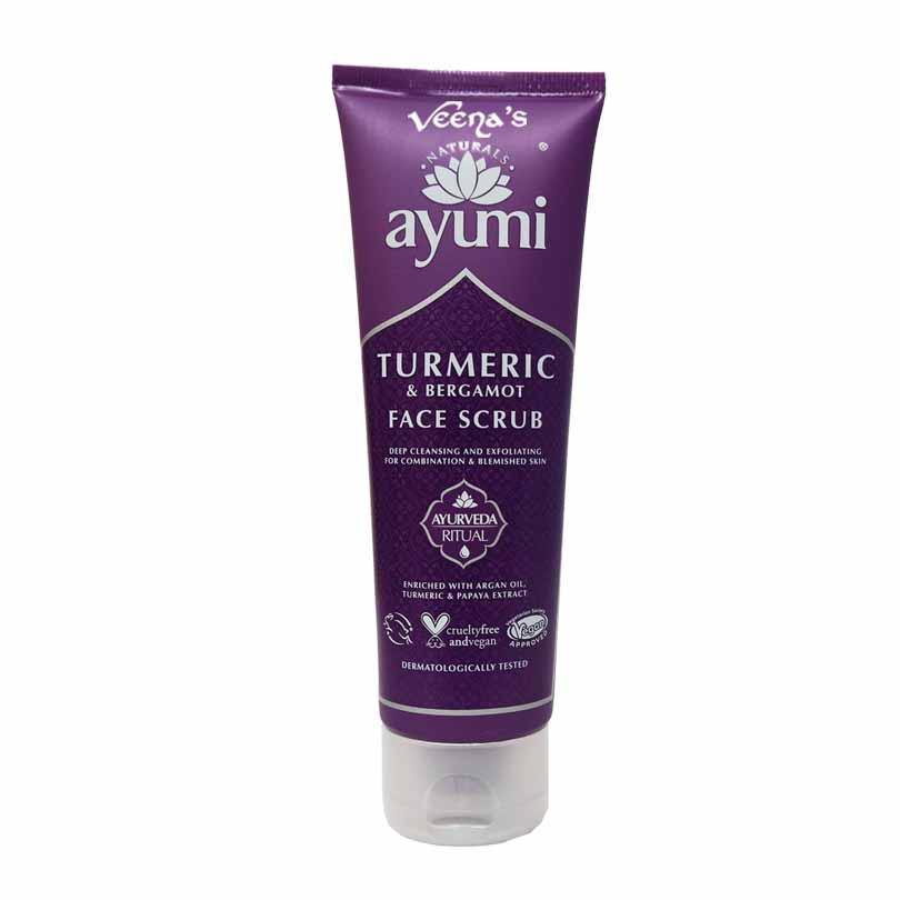 Buy Ayumi Turmeric Face Scrub 125ml at Veenas.com - Online Indian Grocery Store UK