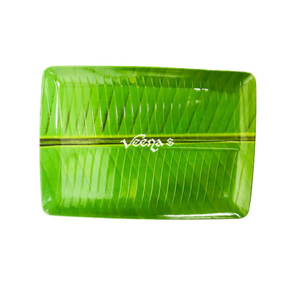 Buy Banana Leaf Type Square Plate (Length:12cm And Breadth:8cm) at Veenas.com - Online Indian Grocery Store UK