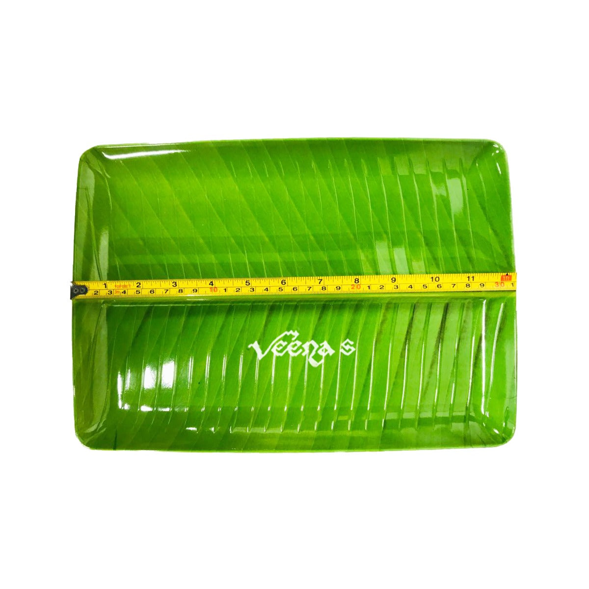 Buy Banana Leaf Type Square Plate (Length:12cm And Breadth:8cm) at Veenas.com - Online Indian Grocery Store UK