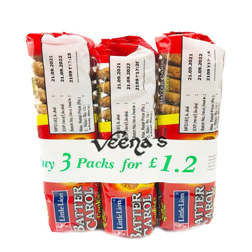 Little Lion Batter Carol Cookies (Pack Of 3)