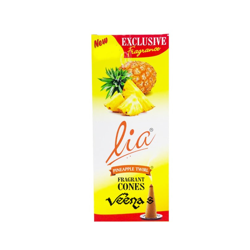 Buy Cycle Lia Pineapple Twirl Fragrant Cones at Veenas.com - Online Indian Grocery Store UK