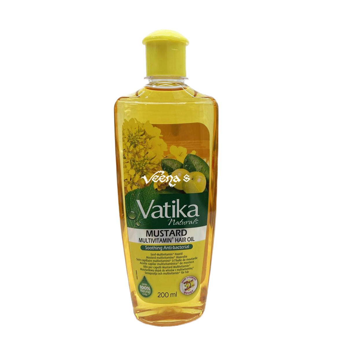 Dabur Vatika Mustard Oil 200ml– veenas.com