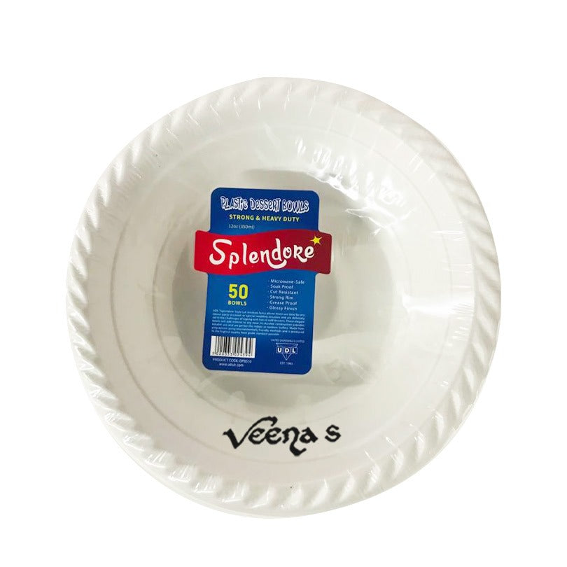 Buy Udl Splendore Plastic Dessert Bowls 50pcs (DPBS10) at Veenas.com - Online Indian Grocery Store UK