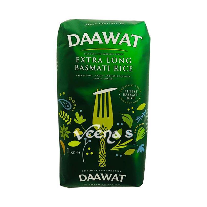 Buy Daawat Extra Long Basmati Rice (Green) Online in UK | Veena’s ...