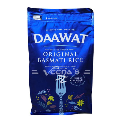 Buy Daawat Traditional Basmati Rice (Blue) 5kg at Veenas.com - Online Indian Grocery Store UK