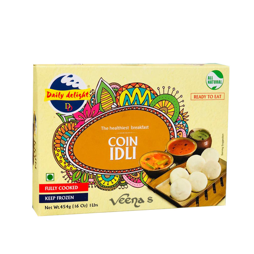 Buy Daily Delight Coin Idli 454g at Veenas.com - Online Indian Grocery Store UK