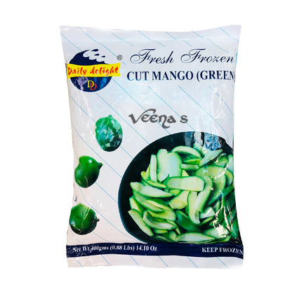 Buy Daily Delight Cut Mango (Green) 400g at Veenas.com - Online Indian Grocery Store UK