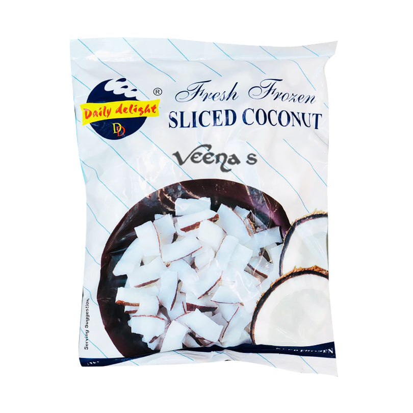 Buy Daily Delight Sliced Coconut 400g at Veenas.com - Online Indian Grocery Store UK