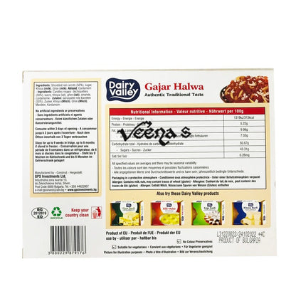 Buy Dairy Valley Gajar Halwa 300g at Veenas.com - Online Indian Grocery Store UK
