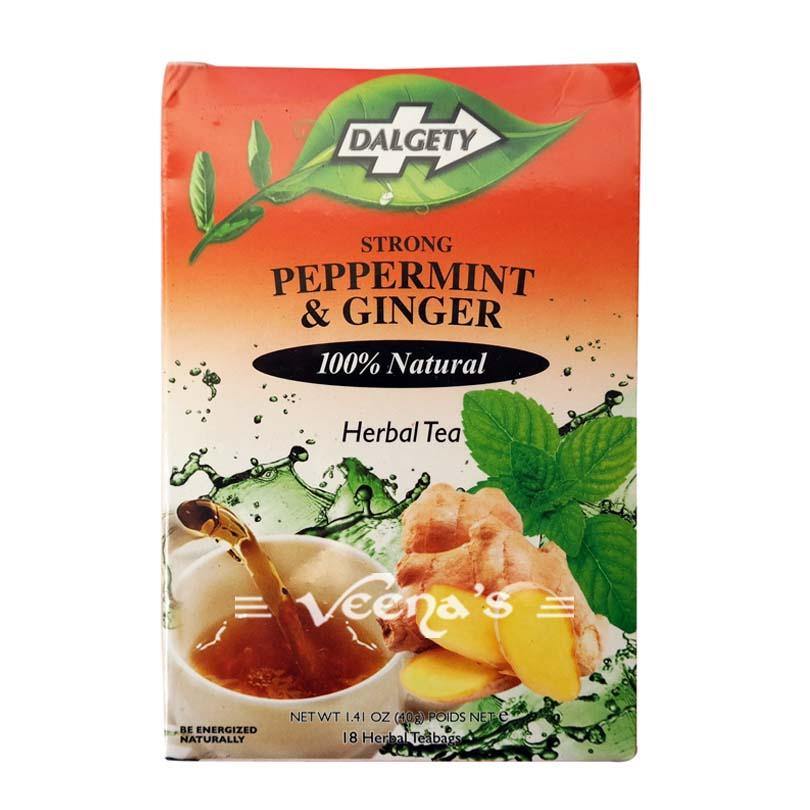Buy Dalgety Strong Peppermint and Ginger Tea 40g at Veenas.com - Online Indian Grocery Store UK