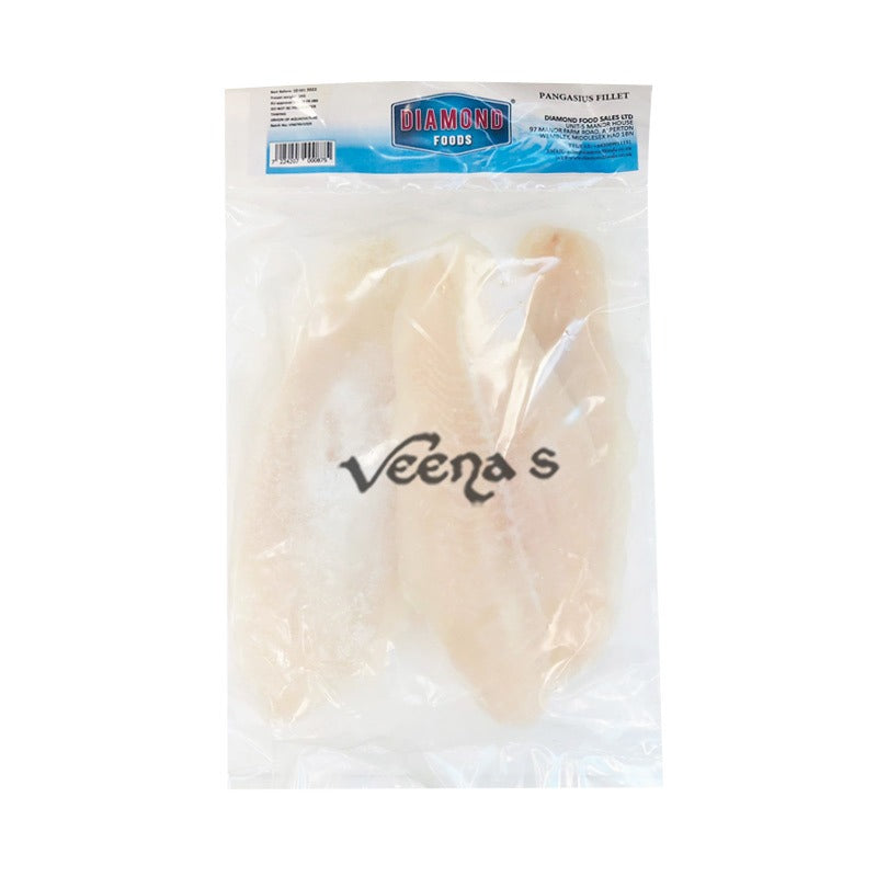 Buy Diamond Pangasius Fillet 1kg at Veenas.com - Online Indian Grocery Store UK