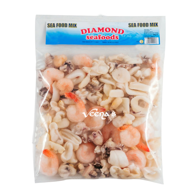 Buy Diamond Sea Food Mix 400g at Veenas.com - Online Indian Grocery Store UK