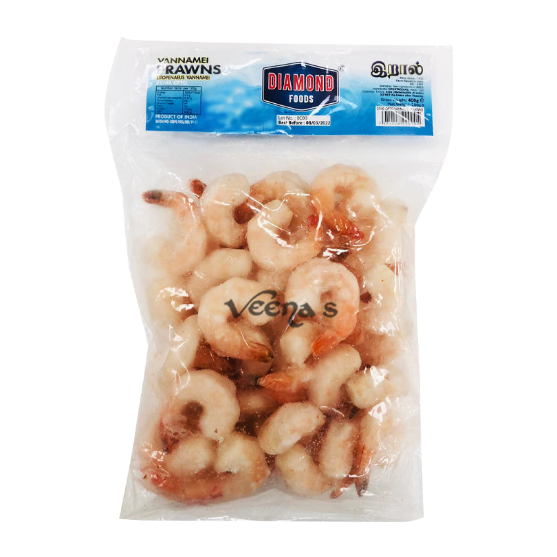 Diamond Vannamei Prawns 31/40 CPDTO 400g