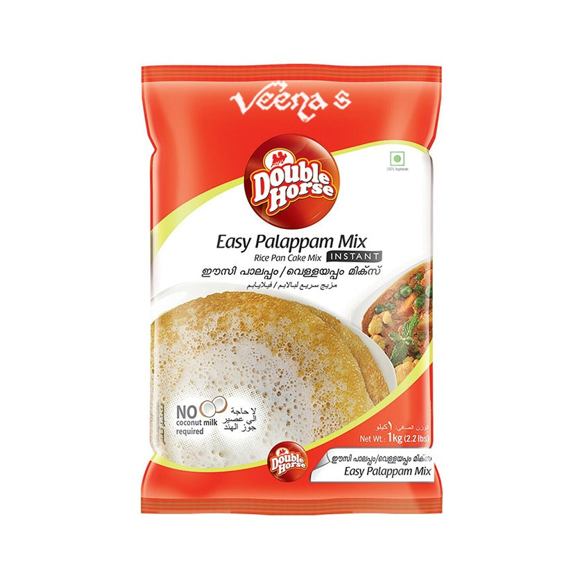 Buy Double Horse Easy Palappam Mix 1kg at Veenas.com - Online Indian Grocery Store UK