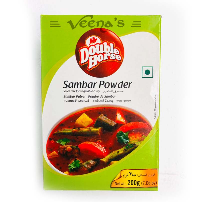Buy Double Horse Sambar Powder 200g at Veenas.com - Online Indian Grocery Store UK
