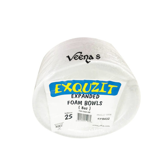 Udl Exquzit Expanded Foam Bowls 80z (EPB032)