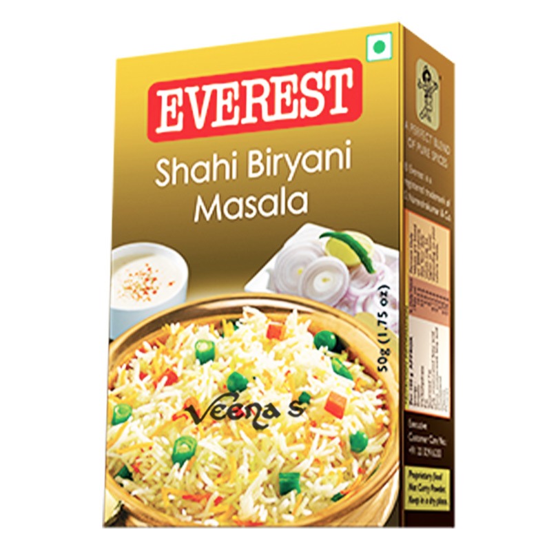 Buy Everest Shahi Biryani Masala 50g at Veenas.com - Online Indian Grocery Store UK