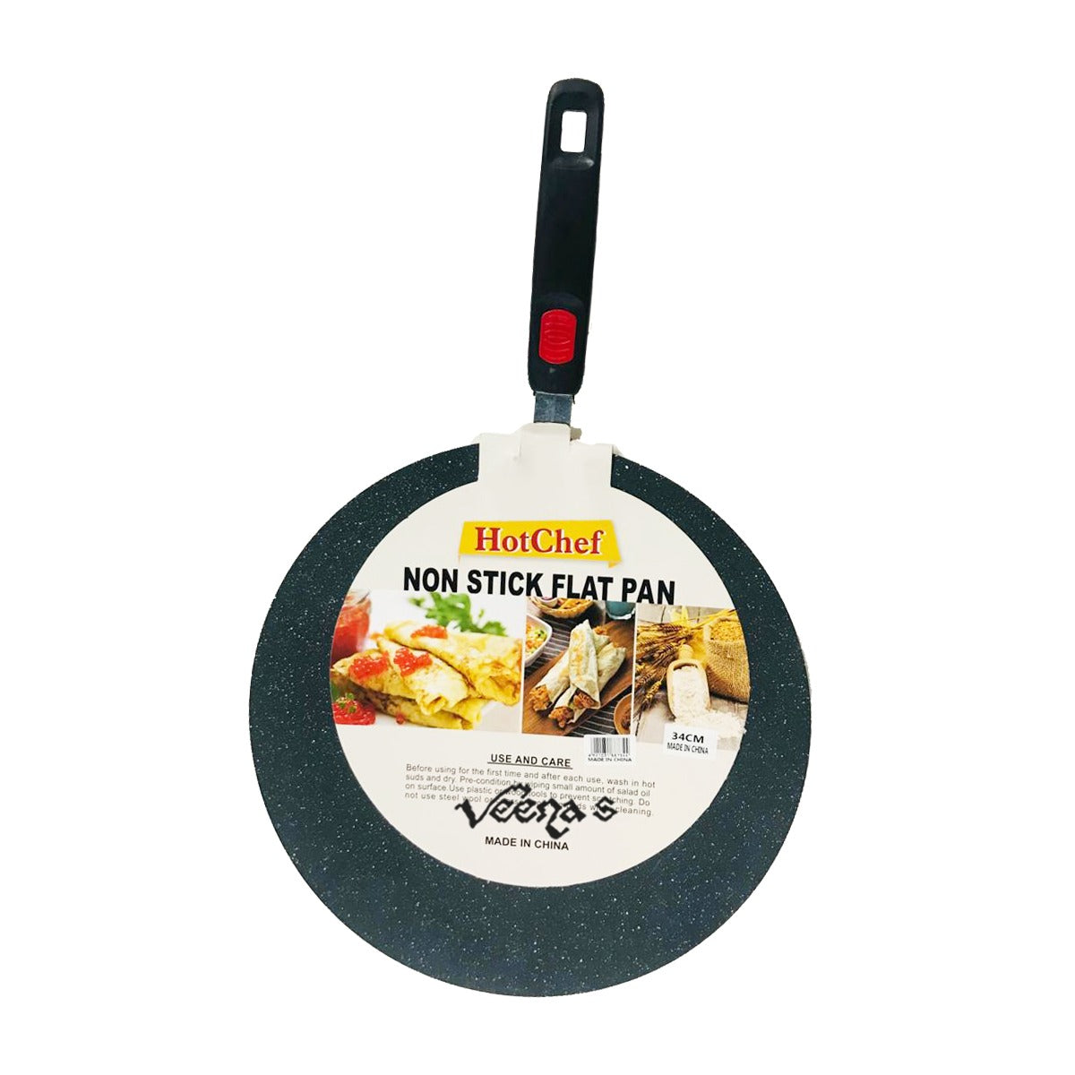 Buy Union Fry Pan Iron Material 34Cm(QSUB-0060) at Veenas.com - Online Indian Grocery Store UK