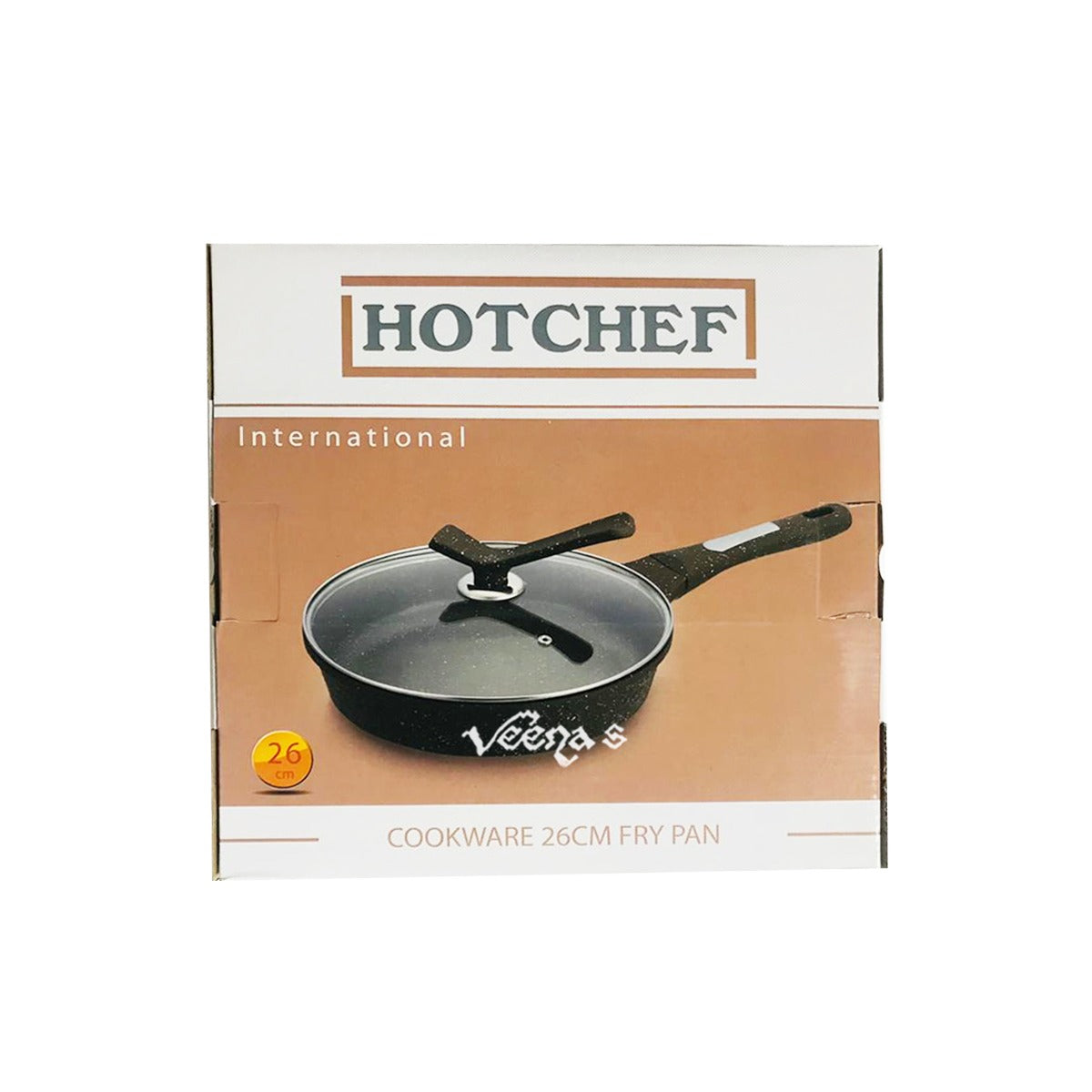 Buy Union Fry Pan With Cover Aluminum Material 26cm(QSUB-0056) at Veenas.com - Online Indian Grocery Store UK