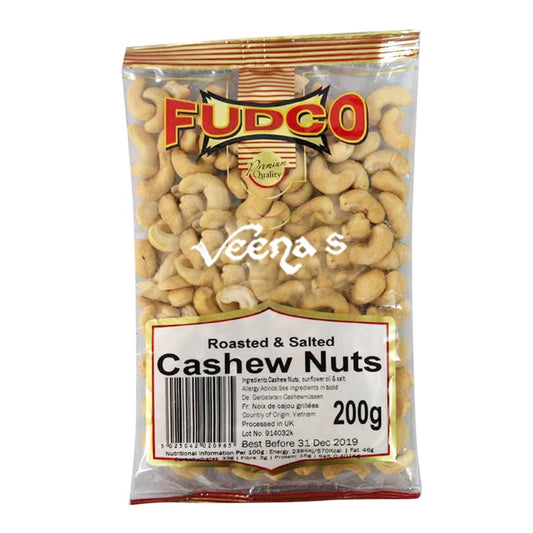 Fudco Cashew Nuts Roasted Salted 200g