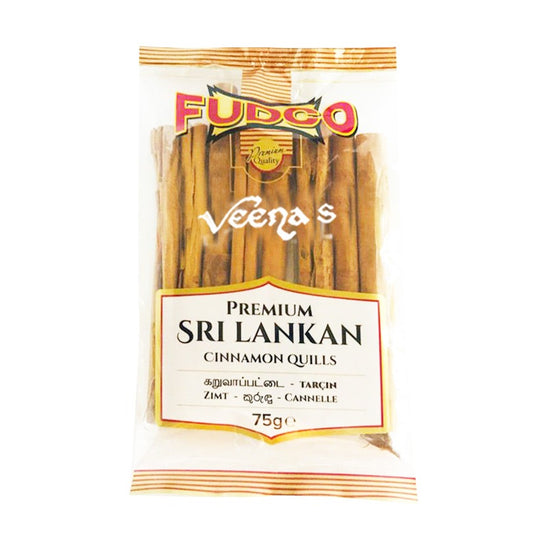 Fudco Sri Lankan Cinnamon Quills 75g