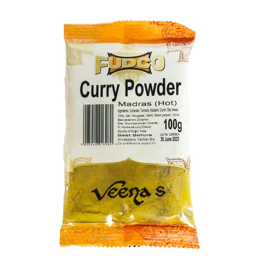Fudco Madras curry Powder Hot 100g