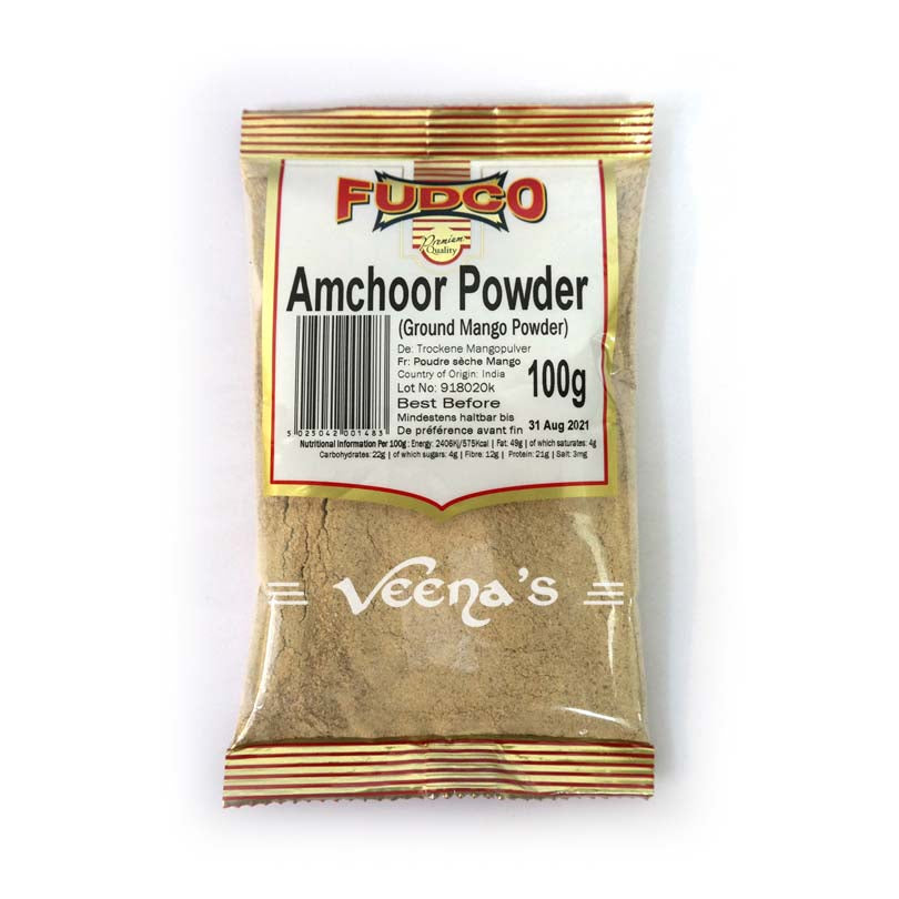 Buy Fudco Amchoor Powder 100g at Veenas.com - Online Indian Grocery Store UK