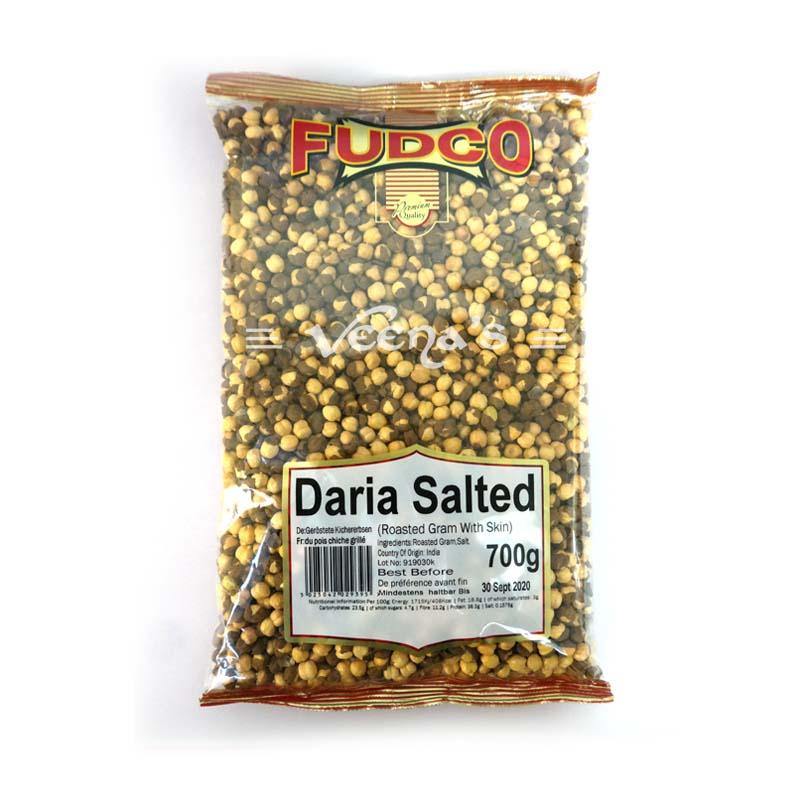 Buy Fudco Daria Salted With Skin (Roasted Gram) 700g at Veenas.com - Online Indian Grocery Store UK
