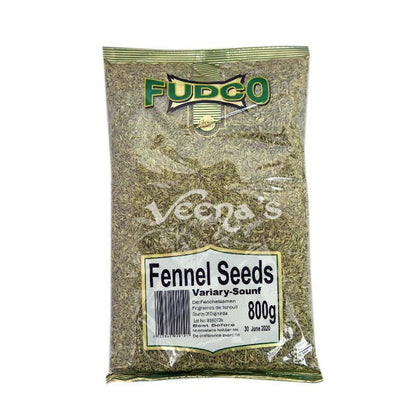 Buy Fudco Fennel Seeds (Variary Sounf) 800g at Veenas.com - Online Indian Grocery Store UK