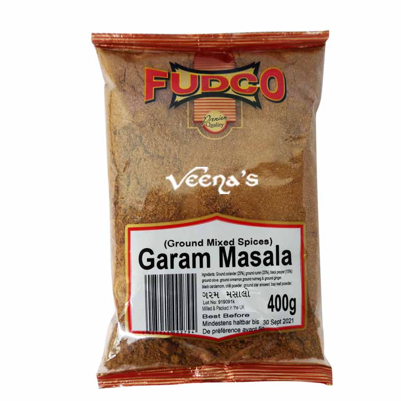 Buy Fudco Garam Masala Powder 400g at Veenas.com - Online Indian Grocery Store UK