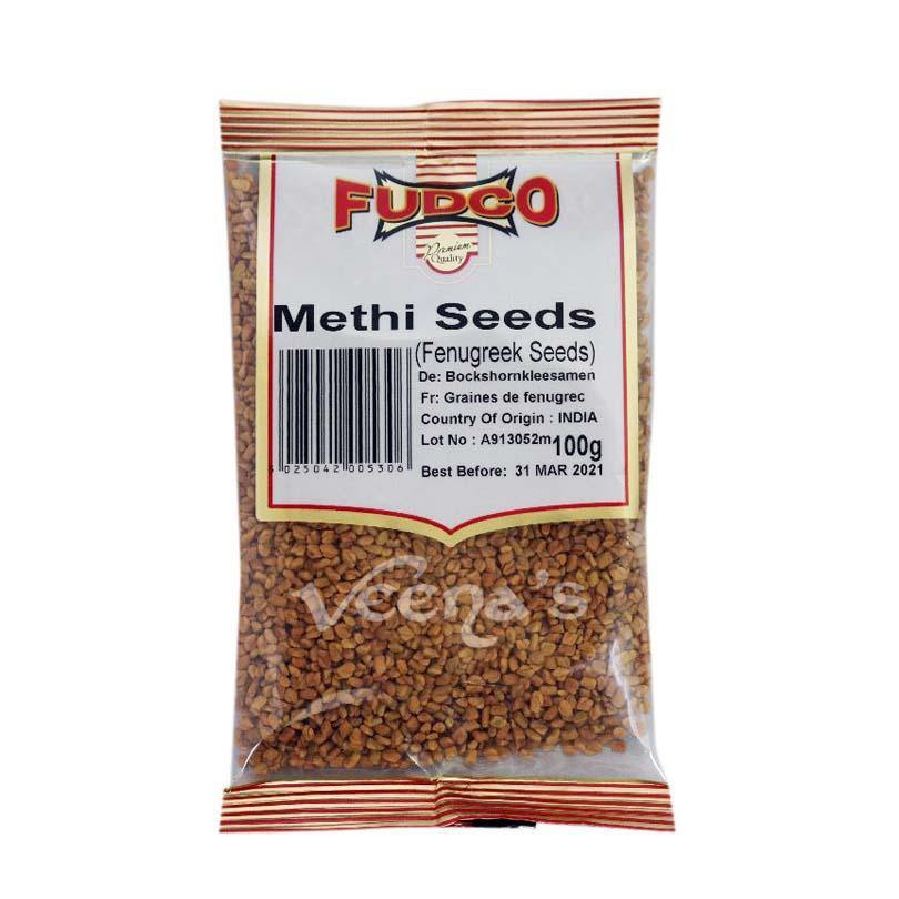 Buy Fudco Methi Seeds 100g at Veenas.com - Online Indian Grocery Store UK