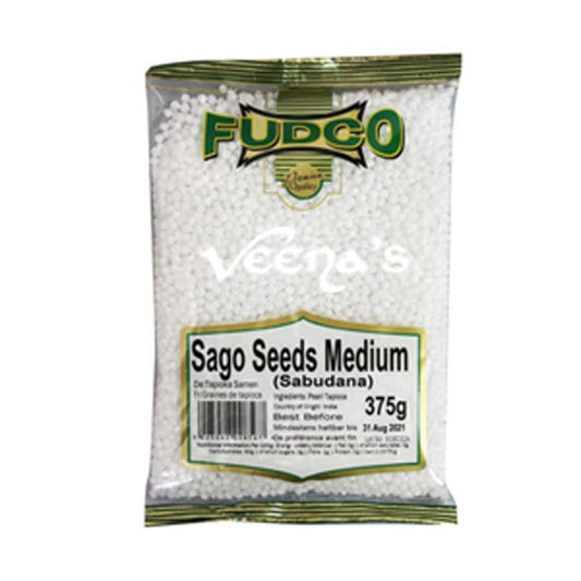 Buy Fudco Sago Seeds Medium 375g at Veenas.com - Online Indian Grocery Store UK