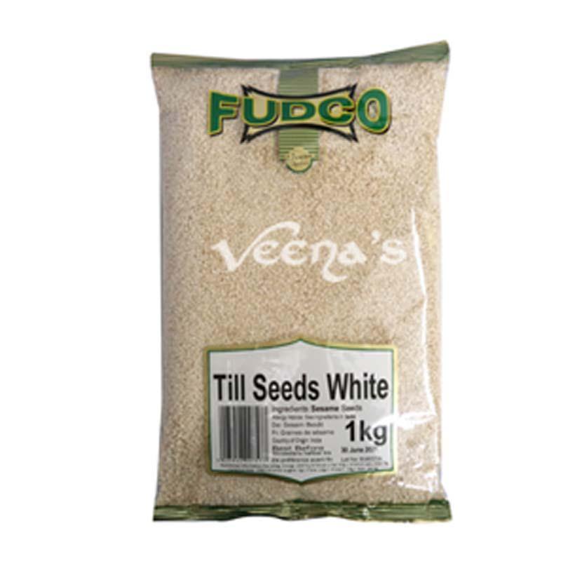 Buy Fudco Till Seeds White 1kg at Veenas.com - Online Indian Grocery Store UK
