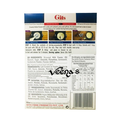 Buy Gits Kesar Kulfi Dessert Mix 100g at Veenas.com - Online Indian Grocery Store UK