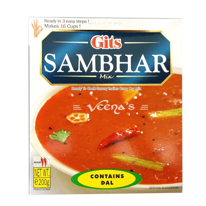 Buy Gits Sambhar Mix 200g at Veenas.com - Online Indian Grocery Store UK