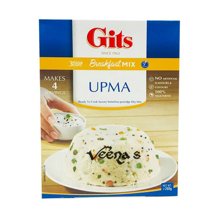 Buy Gits Upma Mix 200g at Veenas.com - Online Indian Grocery Store UK