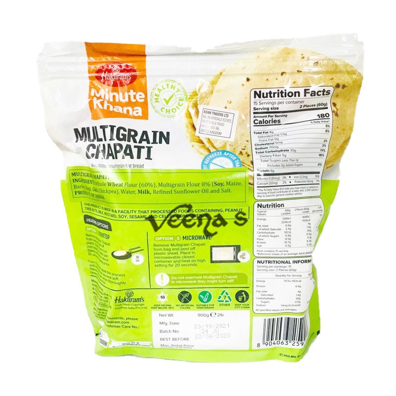 Haldirams Multigrain Chappathi 900g