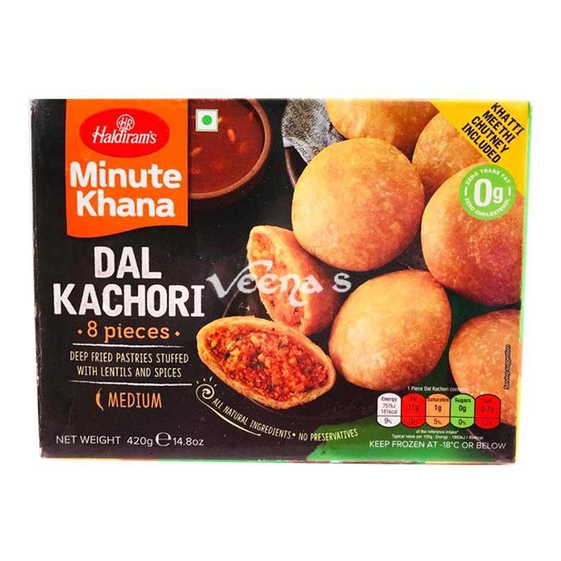 Buy Haldiram's Dal Kachori 420g (8Pcs) at Veenas.com - Online Indian Grocery Store UK 
