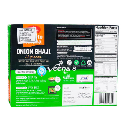 Haldiram's Onion Bhaji (12pcs) 283g