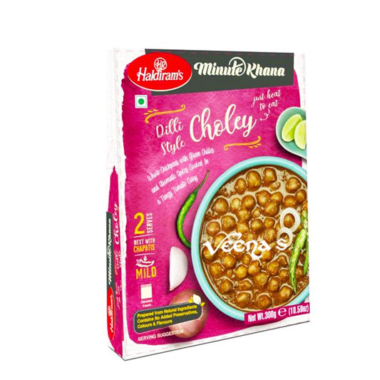 Buy Haldiram's Dilli Style Choley 300g at Veenas.com - Online Indian Grocery Store UK