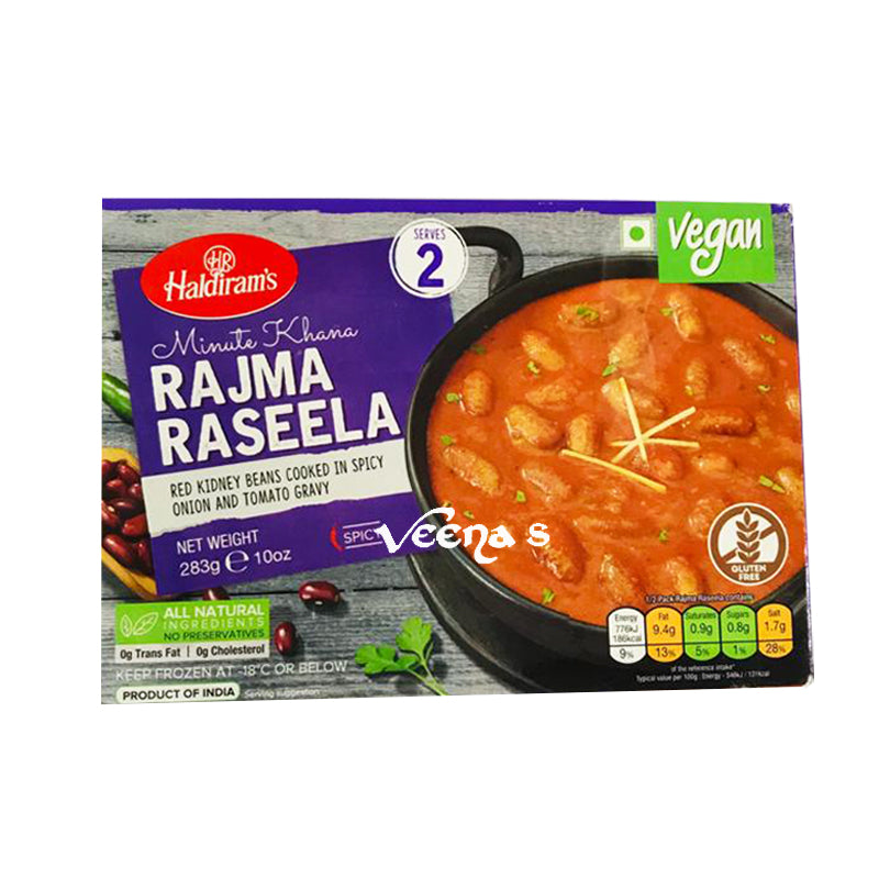 Buy Haldiram's Minut Khana Rajma Raseela 283g at Veenas.com - Online Indian Grocery Store UK