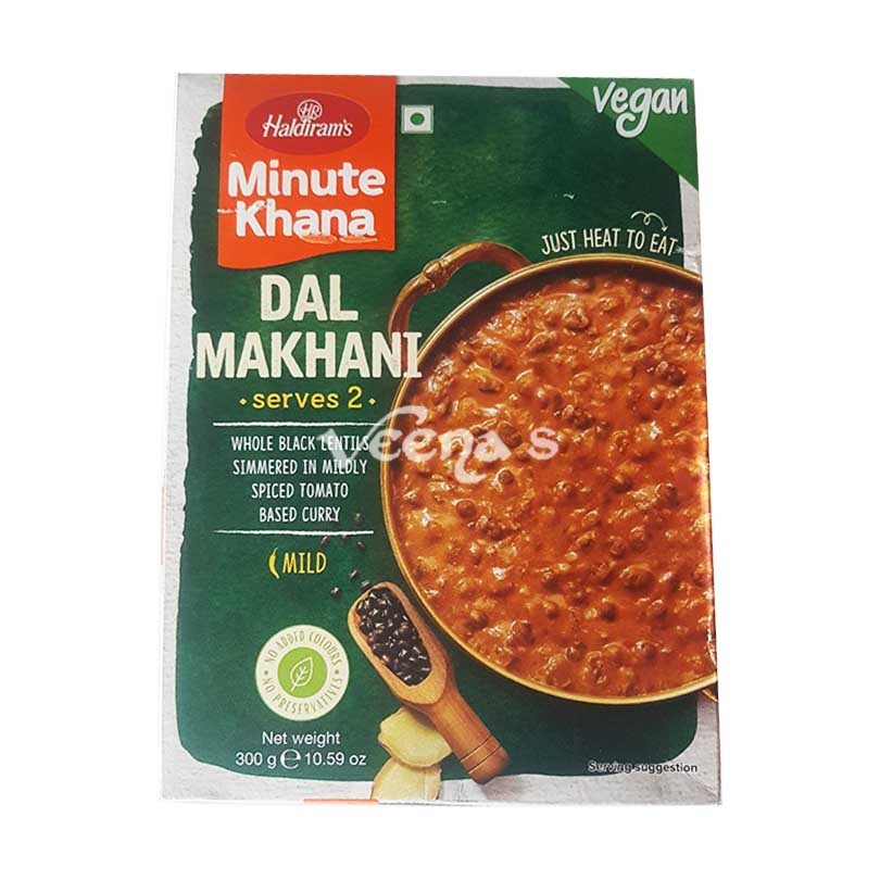 Buy Haldiram's Minute Khana Dal Makhani 300g at Veenas.com - Online Indian Grocery Store UK