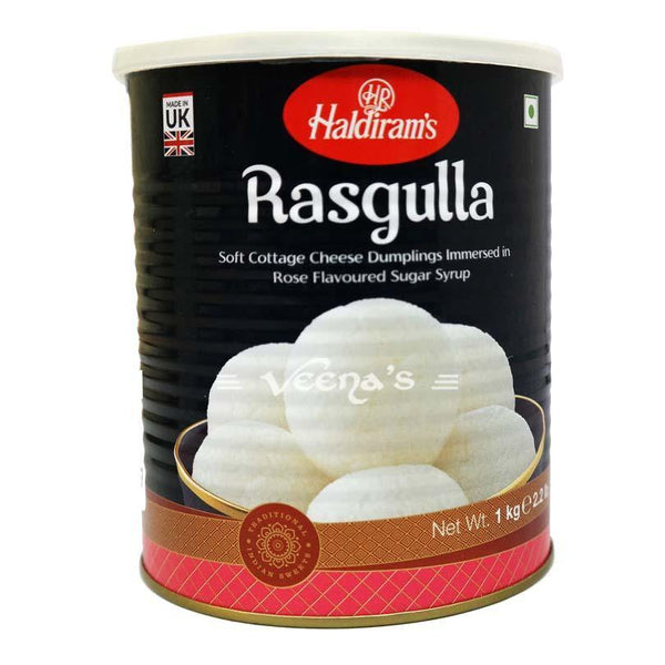 Buy Haldiram's Rasgulla 1kg Online in the UK – veenas.com