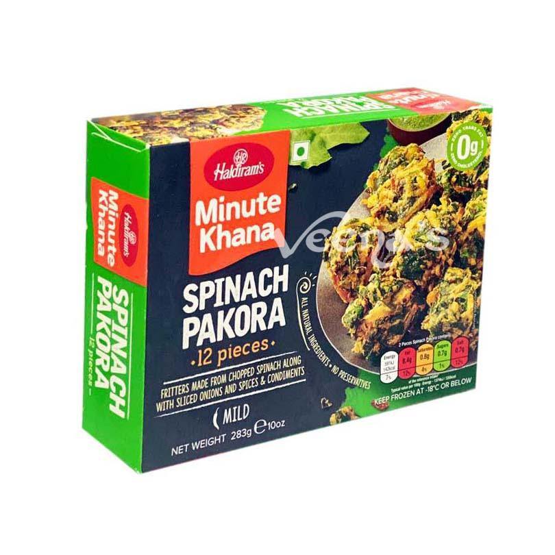 Buy Haldiram's Spinach Pakora 283g at Veenas.com - Online Indian Grocery Store UK