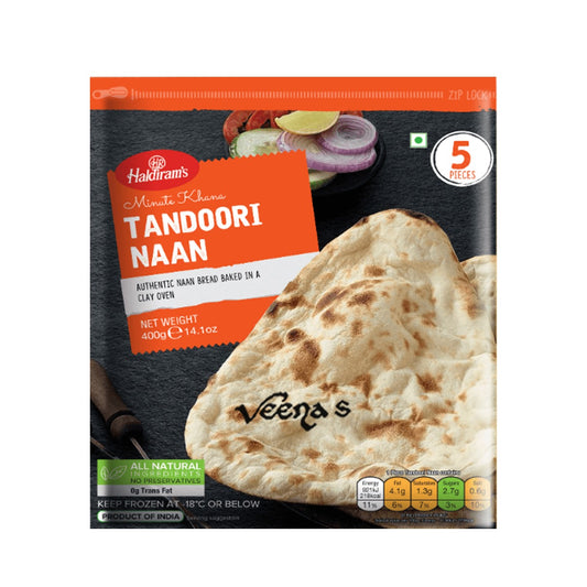 Haldiram's Tandoori Naan (5Pcs) 400g