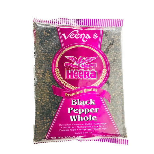 Heera Black Pepper Whole 700g