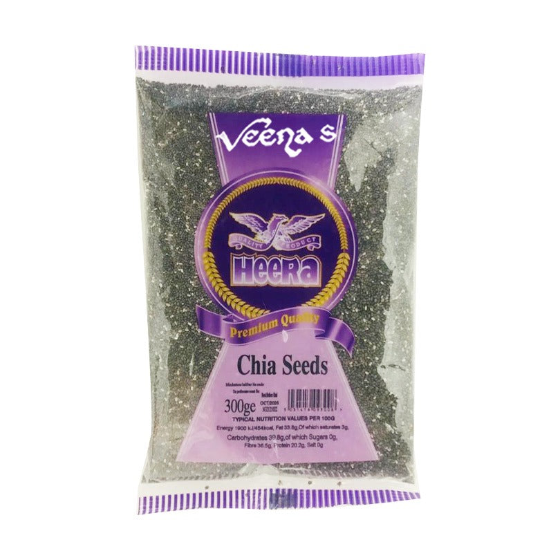 Buy Heera Chia Seeds 300g at Veenas.com - Online Indian Grocery Store UK