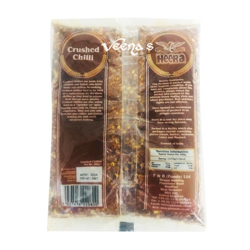 Buy Heera Crushed Chilli 200g at Veenas.com - Online Indian Grocery Store UK