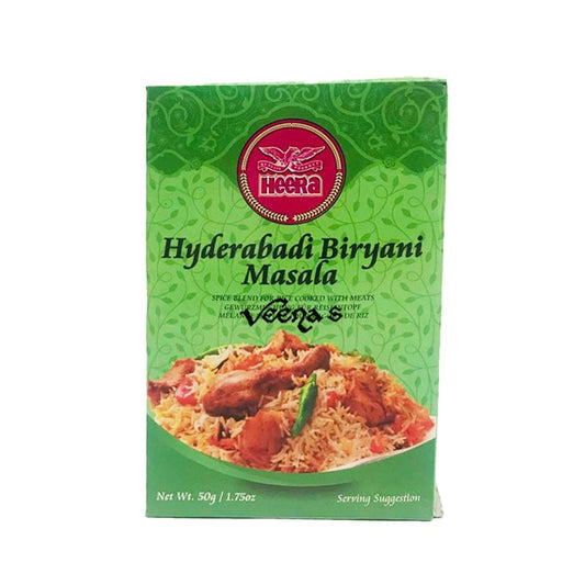 Buy Heera Hydrabadi Biryani Masala 50g at Veenas.com - Online Indian Grocery Store UK