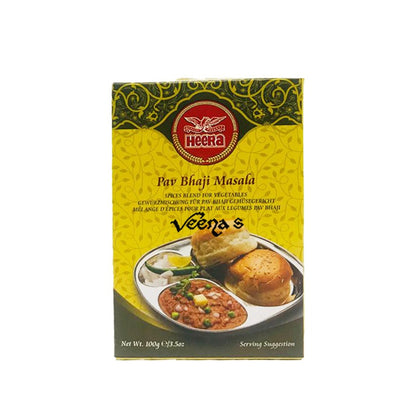 Buy Heera Pav Bhaji Masala 100g at Veenas.com - Online Indian Grocery Store UK